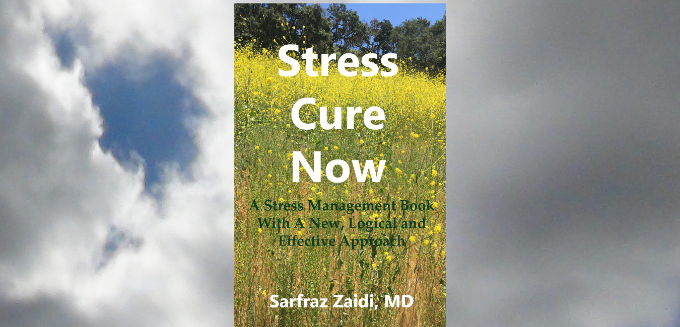 stress management book, image
