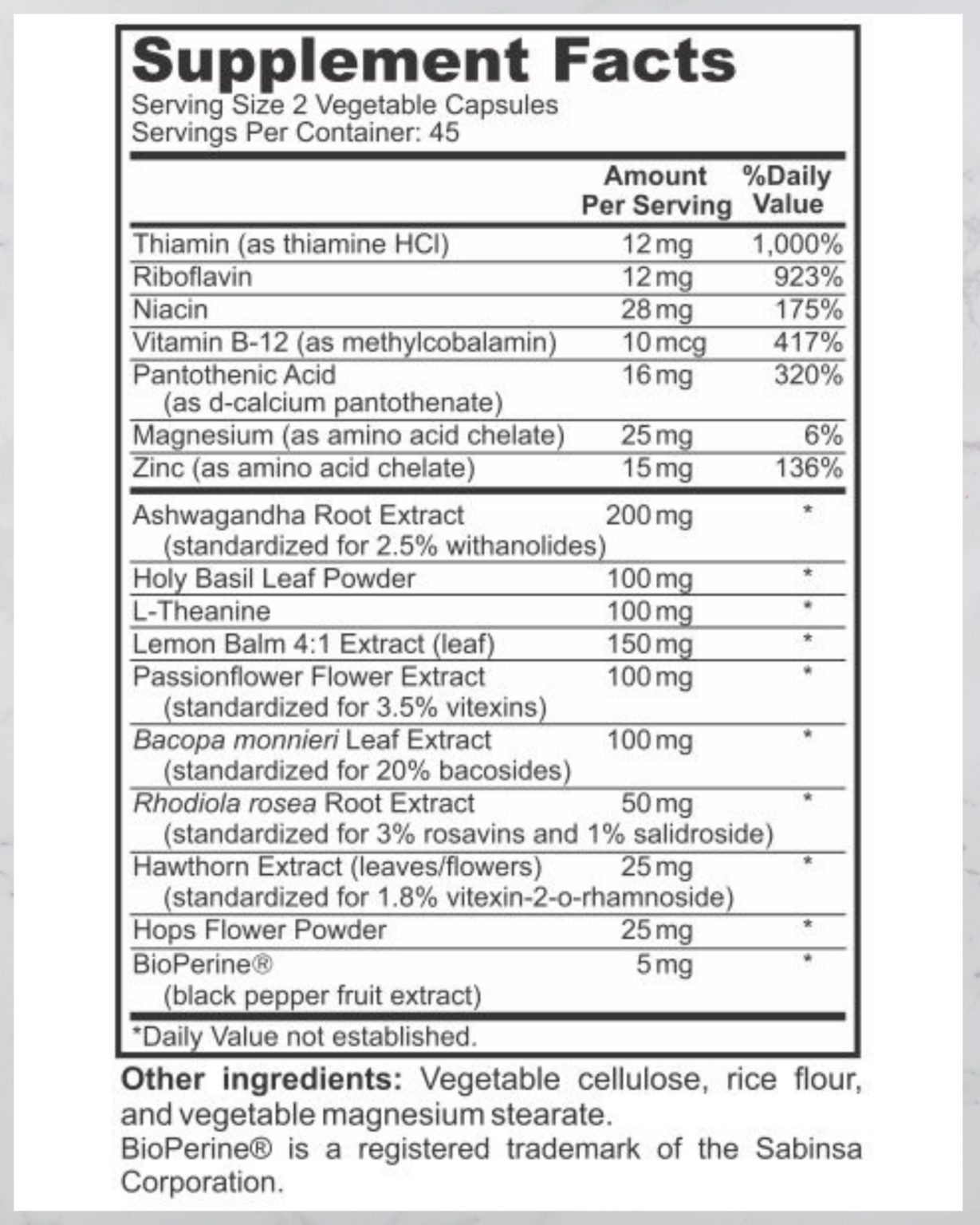 Dr. Z's Vitamins 17 Stress and Anxiety Vitamins Stress Buster