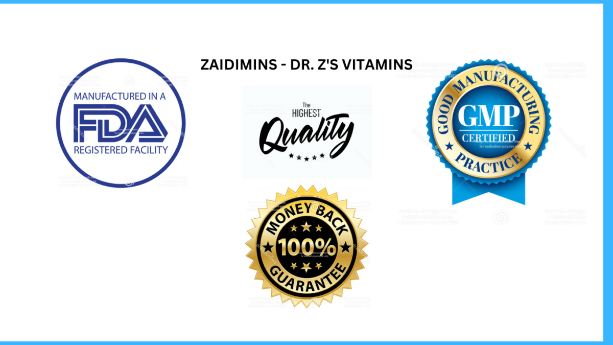 Dr. Z's Vitamins ZINC plus COPPER Made in USA Dr. Zaidi