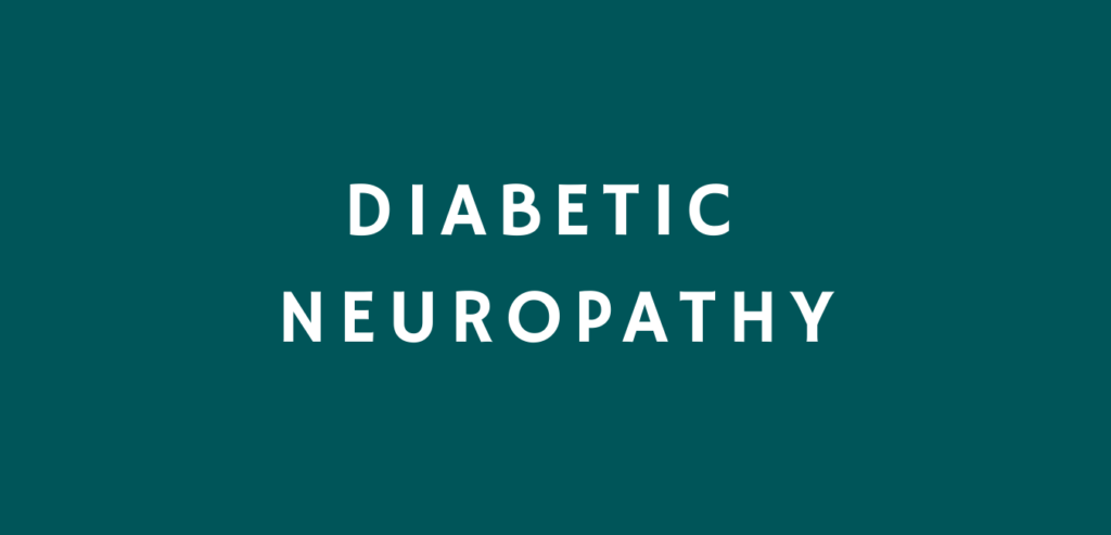 diabetic peripheral neuropathy